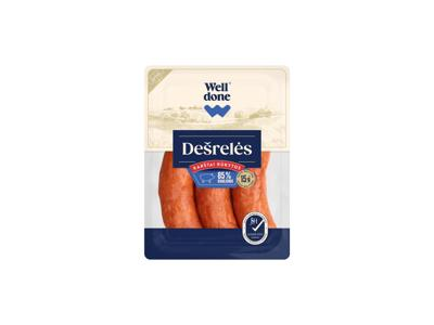 K. r. kiaulienos dešrelės WELL DONE, nerūš., 450 g