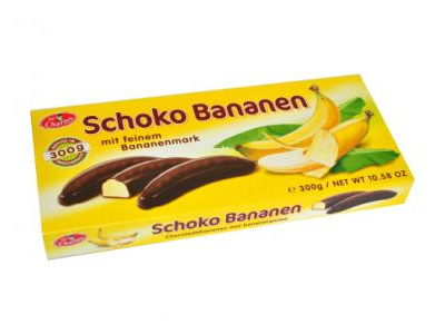 Bananai šokolade SIR CHARLES, 300 g