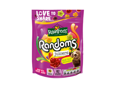 Guminukai ROWNTREES RANDOMS JUICERS, 140 g