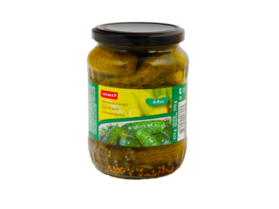 Marinuoti agurkai RIMI, 670 g / 370 g
