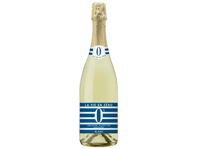 Nealkoholinis putojantis vynas LA VIE EN ZERO, baltas, 0%, 0,75 l