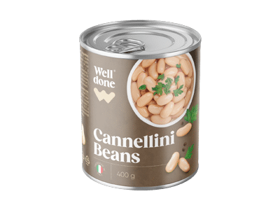 Baltosios pupelės CANNELLINI WELL DONE, 400 g