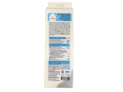 Kiaušinių baltymų masė OVOSTAR, pasterizuota, Long Life HW, 1 kg