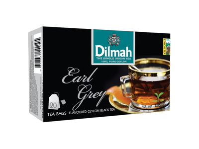 Juodoji arbata DILMAH EARL GREY, 30 g