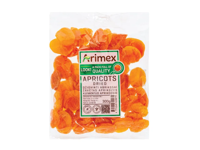 Džiovinti abrikosai ARIMEX, 300 g