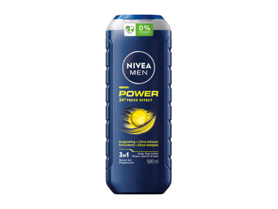 NIVEA MEN dušo želė vyrams POWER, 500 ml