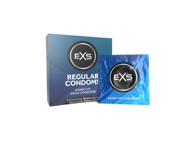 Prezervatyvai EXS Comfy Fit Regular, 3 vnt