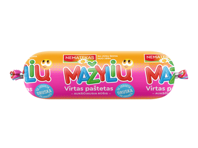 Virtas MAŽYLIŲ kepeninis paštetas su joduota druska, a. r., 150 g