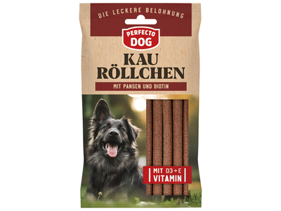 Šunų skanėstas PERFECTO, kr. ritinėliai, 150g