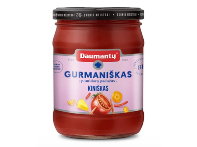 DAUMANTŲ GURMANIŠKAS kiniškas pomidorų padažas, 500 g