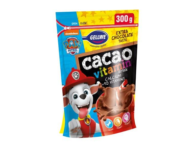 Tirpusis kakavos gėrimas GELLWE Paw patrol, 300g