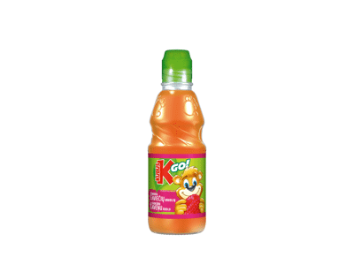 Morkų, aviečių ir obuolių nektaras KUBUŠ GO (42%), 300 ml