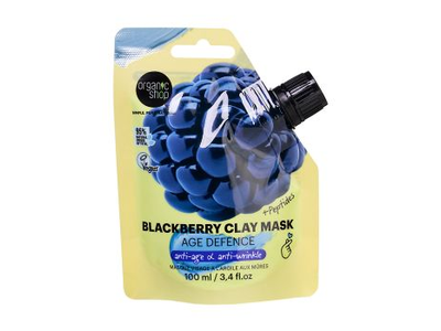ORGANIC SHOP BLACKBERRY AGE DEFENCE veido molio kaukė, 100 ml
