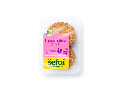 Keptas kotletas Jūratė IKI ŠEFAI, 200 g