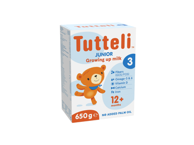 Pieno mišinys TUTTELI 3 JUNIOR (nuo 12 mėn.), 650 g