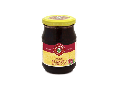 Bruknių uogienė KĖDAINIŲ KONSERVAI su serbentais, 430 g
