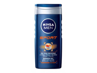 Dušo želė vyrams NIVEA Sport, 250 ml