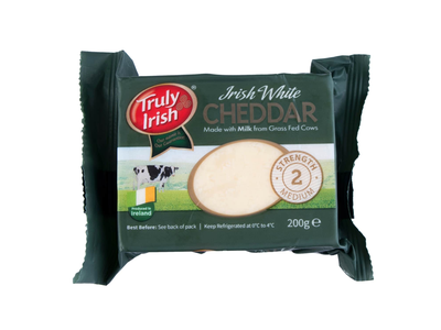 Airišk. čederio sūris TRULY IRISH, 50%, 200g