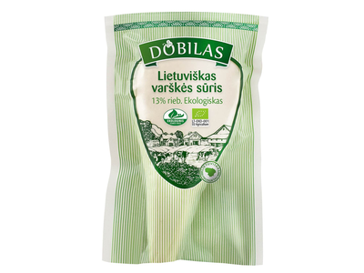 Ekologiškas varškės sūris DOBILAS, 13 %, 1 kg