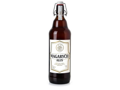 Alus AUKŠTAITIJOS BRAVORAI Magaryčių, 5,8%, 1 l, butelis D
