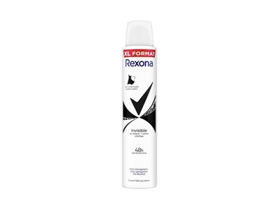 Moteriškas purškiamasis dezodorantas REXONA INVISIBLE ON B&W, 200 ml	