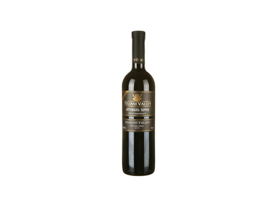 🇬🇪 Raudonasis pusiau saldus vynas TELIANI VALLEY ALAZANI RED, 12 %, 0,75 l
