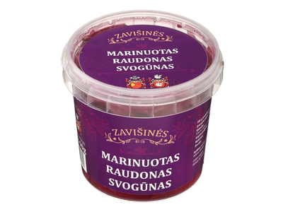 Marinuotas raudonas svogūnas, 170 g
