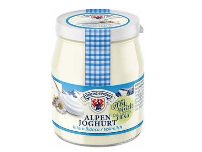 Jogurtas VIPITENO, ALPEN, natūralus, stikliniame indelyje, 150 g