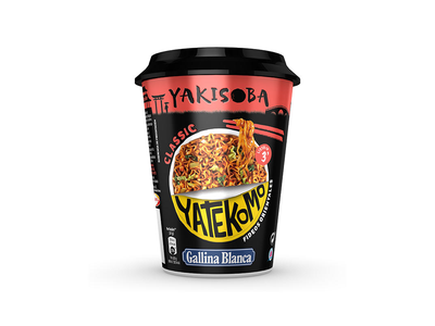 Greitai paruošiami makaronai YAKISOBA, klasikiniai, puodelyje, 93 g