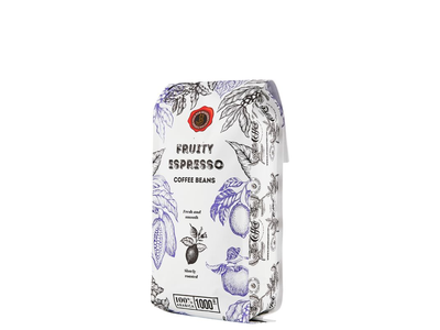 FRUITY ESPRESSO 100% Arabica kavos pupelės  1 kg