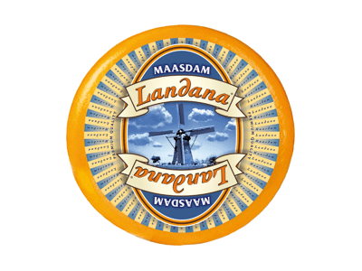 Masdamo sūris LANDANA, 45 % rieb. s. m., 1 kg