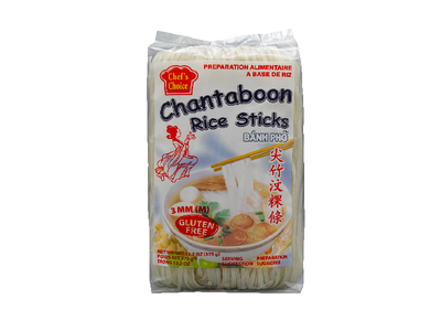 Ryžių makaronai CHEF'S CHOICE, 3mm, 375G