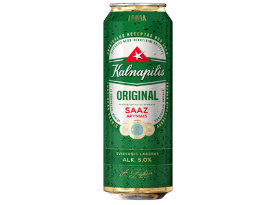 Alus KALNAPILIS Original, 5 %, 0,568 l