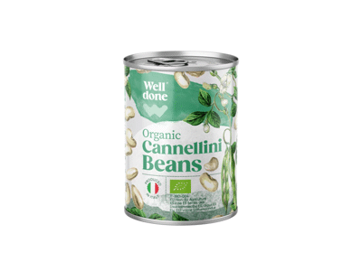 Eko. Cannellini pupelės WELL DONE, 420g, 420 g
