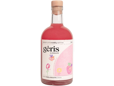 Gėris Fermentuotas aviečių gėrimas 0,9 l