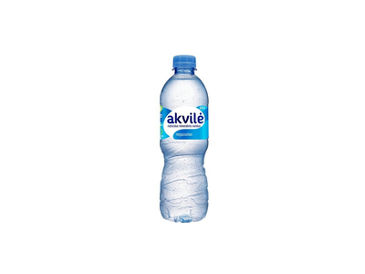 Negazuotas natūralus mineralinis vanduo AKVILĖ, 500 ml  