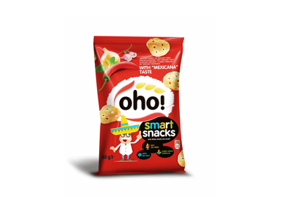 Traškučiai OHO!, meksikietiško skonio, 60 g