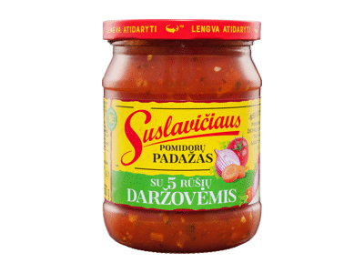 Daržovių padažas SUSLAVIČIAUS, 500 g