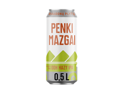 RAUDONŲ PLYTŲ alus PENKI MAZGAI, 500 ml