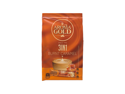 Kavos gėrimas AROMA GOLD 3 IN 1, skrudintos karamelės skonio, 170 g