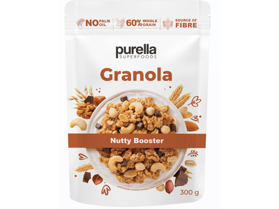 Granola PURELLA, su riešutais, 300 g