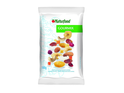 Riešutų ir dž. vaisių mišinys GOURMIX, 100 g
