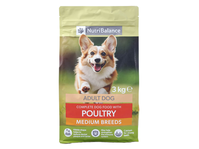 Ėdalas šunims su vištiena NUTRIBALANCE, 3 kg
