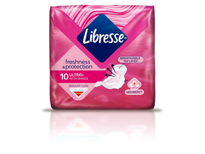 Higieniniai paketai LIBRESSE ULTRA NORMAL, 10 vnt.
