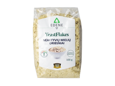 Neaktyvių mielių dribsniai EDENE, 100 g
