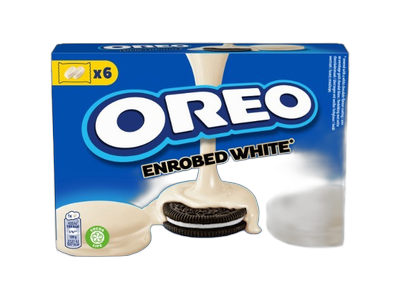 Sausainiai OREO  aplieti baltu šokoladu  246g