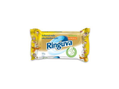 Vaikiškas muilas skalbimui RINGUVA, 150g