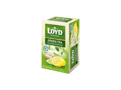 Loyd Žalioji arbata citrinų-laimų ir imbiero skonio