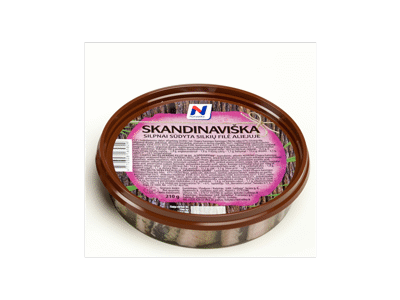 SKANDINAVIŠKA atlantinių silkių filė NORVELITA, 210 g