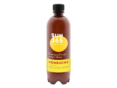 Ek.arb. gėrimas SUN365 KOMBUCHA MELISSA, 0,5l